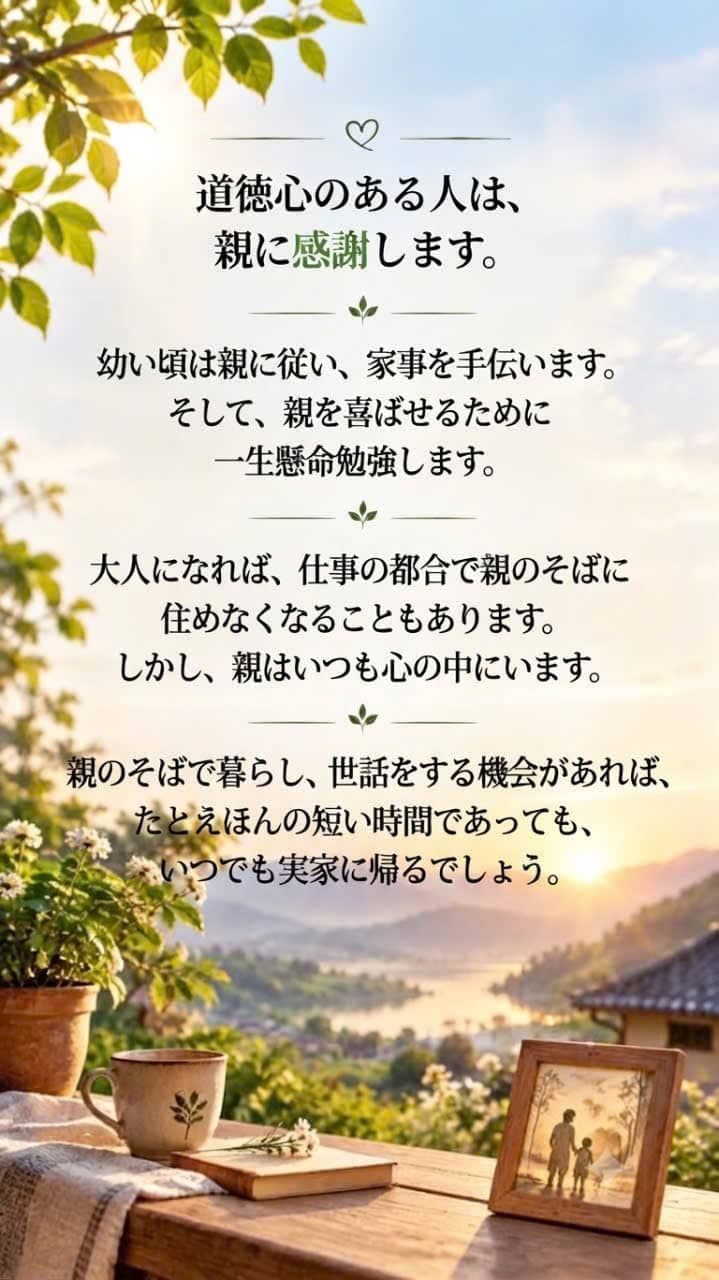 人間の本能、子どもへの愛情と親への責任