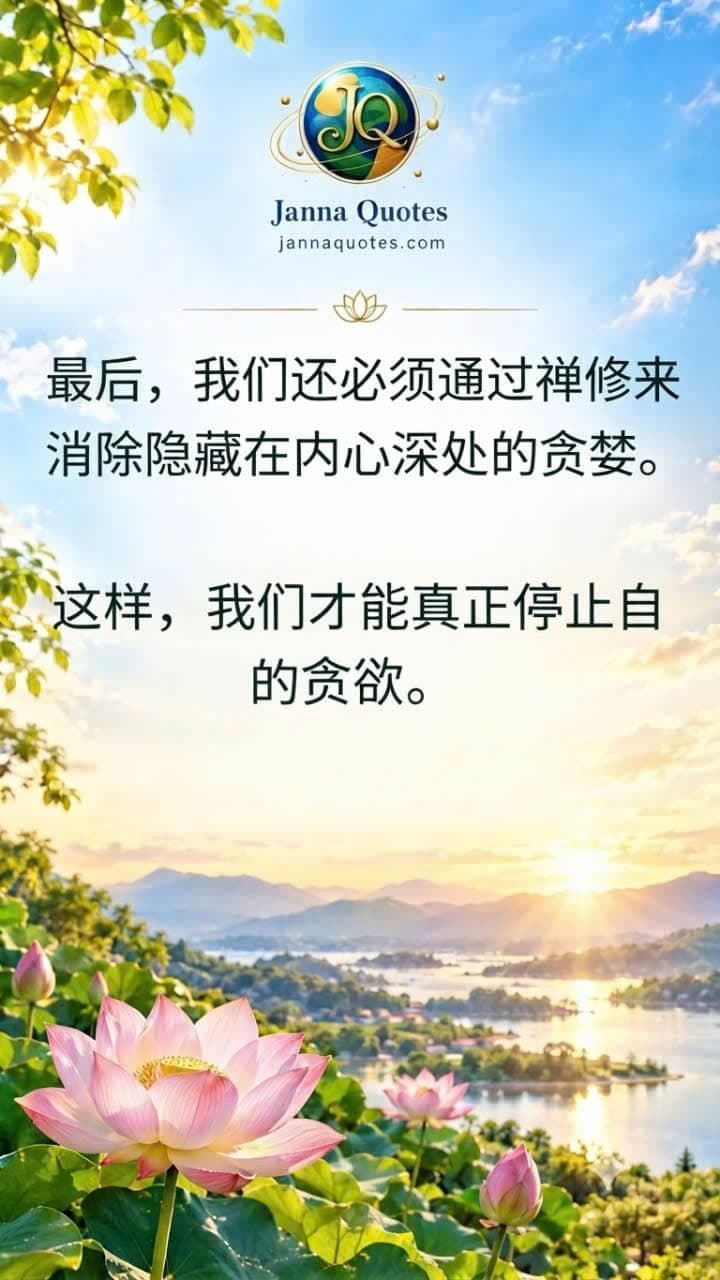 摆脱贪欲以避免犯下新的罪过