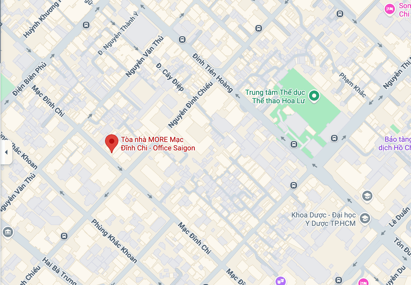 Map showing the Janna Quotes office at MORE BUILDING