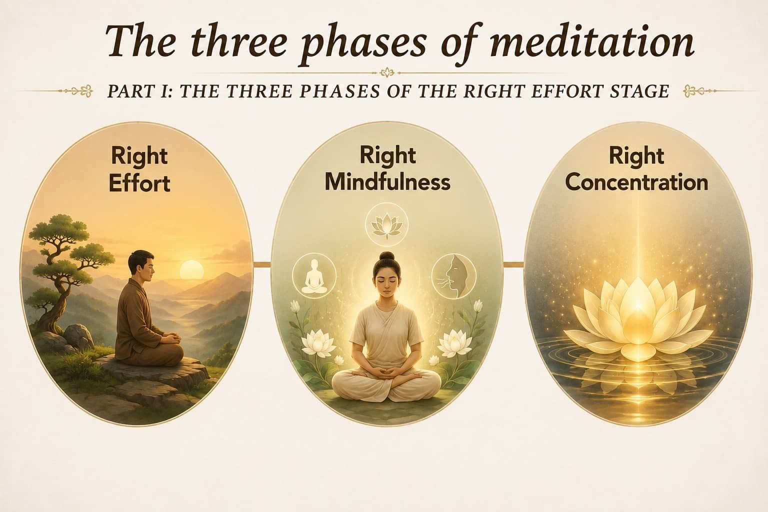 The Three Phases of Meditation
